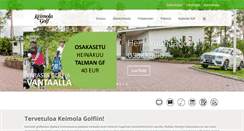 Desktop Screenshot of keimolagolf.com